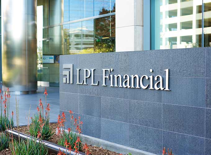 Front of LPL Financial San Diego building graphic