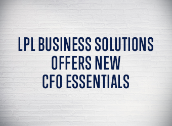 lpl business solutions, new cfo essentials text image