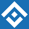 Account View logo image tilted box shape