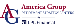 AG, America Group Retirement Strategy Centers logo in text