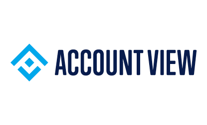 Account View logo image and all caps ACCOUNT VIEW text.