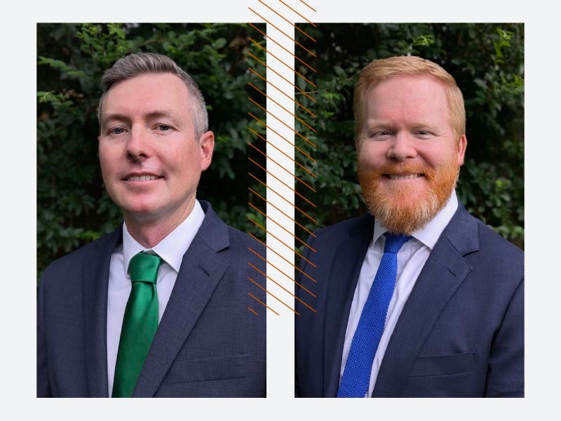 Financial Advisors Brian Bizjack (left) and John Bizjack (right)