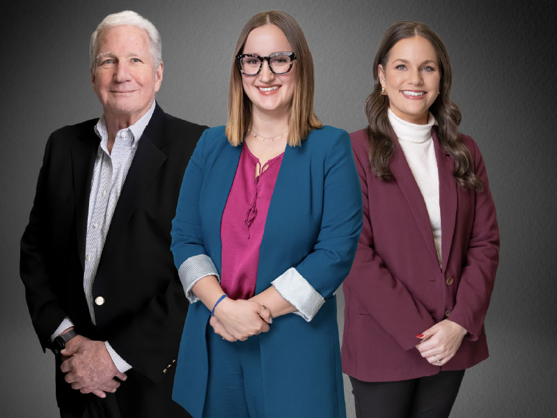 Emerald Legacy Advisors team: Jim McMurtry, Allie Konieczka, Michelle Reek