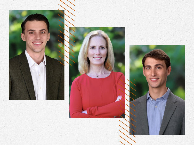 Forest Lake Wealth Partners, left to right, Lars Olson, Melissa Mirabile, Casey Mirabile