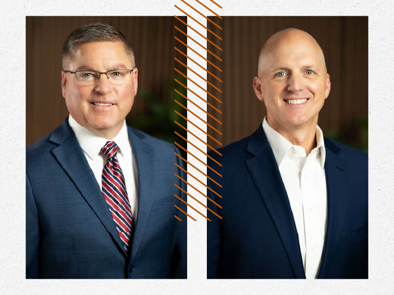 Align Private Wealth financial advisors Scott Gilliam (left) and Travis Blessing (right) 