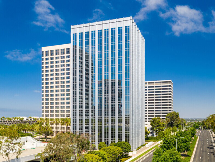 exterior view of LPL Financial Linsco office building in Newport Beach, California