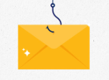 illustration of envelope with hook at top