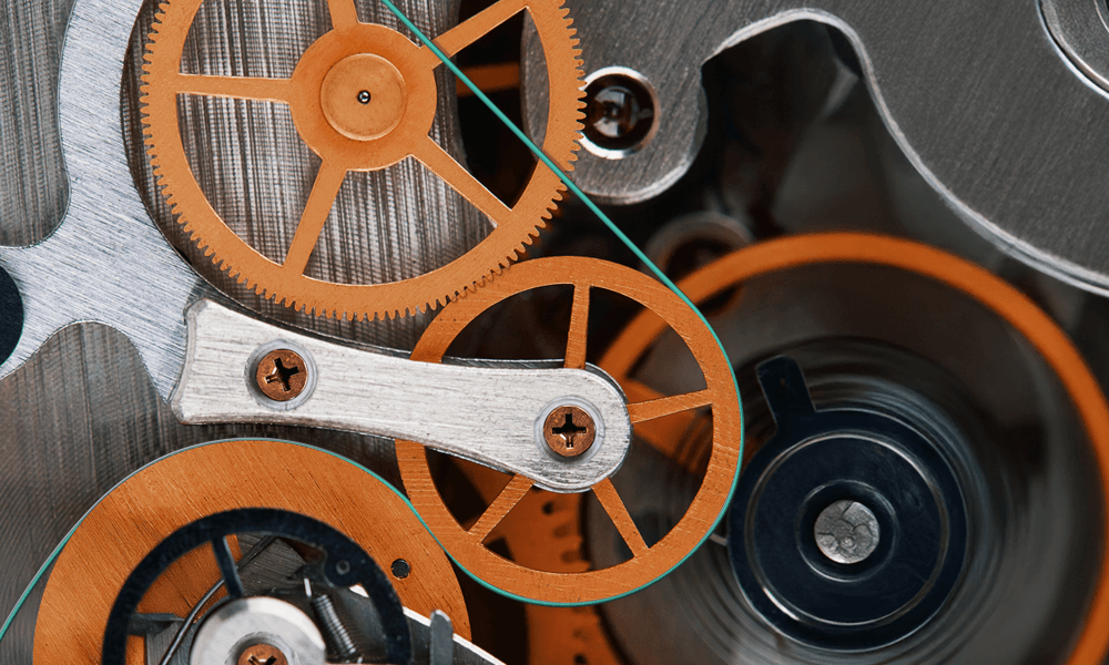 interconnected gears symbolizing a well-coordinated investment strategy