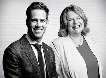 financial advisors patrick ricketts and mindy helfrich headshot image