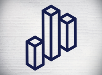3 graphic vertical cubes image	