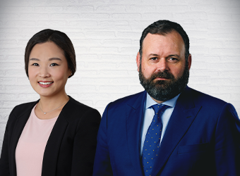 kristian kerr, jina yoon combined headshot image