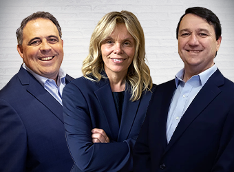 financial advisors chris bradford, dave meagher, stina bradford headshot image
