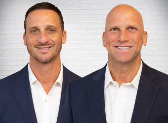 Michael Pumo and David A. DiRe financial advisor headshots
