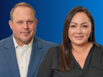 the warter group’s matt warter and theresa houle headshot