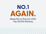 LPL Financial ‘NO.1 AGAIN. Mega RIA on Barron’s 2026 Top 100 RIA Ranking’ text