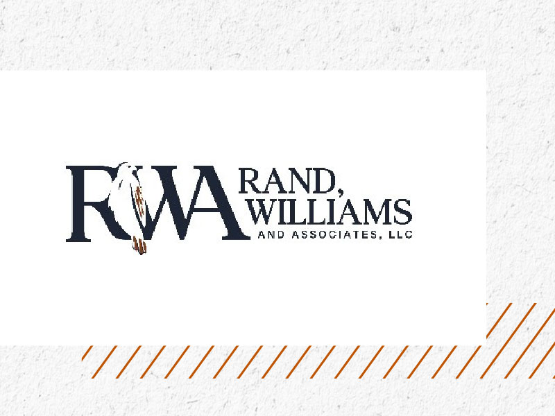 Rand Williams and Associates, LLC logo with RWA, bird tracing, and Rand Williams and Associates, LLC text