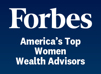 Forbes America’s Top Women Advisors text in image