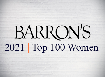 Barron's 2021 Top 100 Women graphic