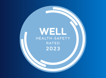 well health-safety rated 2023 text logo 