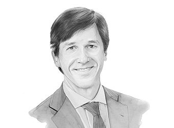 LPL CEO and President Dan Arnold, pencil image